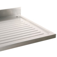 Fregadero 2 Senos 1600x700mm Cleiton | Equipamiento Industrial