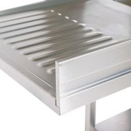 Fregadero 2 Senos 1600x700mm Cleiton | Equipamiento Industrial