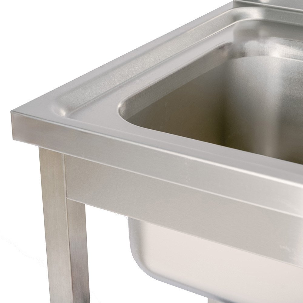 Fregadero 2 Senos 1800x700 mm Cleiton | Lavado Industrial