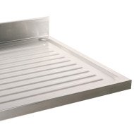 Fregadero 2 Senos 1800x700 mm Cleiton | Lavado Industrial