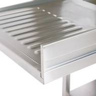 Fregadero 2 Senos 1800x700 mm Cleiton | Lavado Industrial