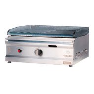 Plancha a Gas Mitad Ranurada 50 cm Cleiton | Equipamiento Industrial