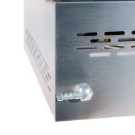Plancha a Gas Mitad Ranurada 50 cm Cleiton | Equipamiento Industrial