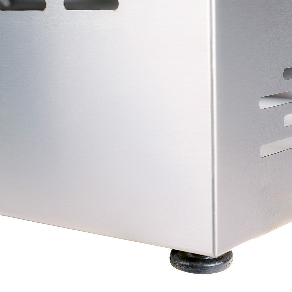 Plancha a Gas Mitad Ranurada 50 cm Cleiton | Equipamiento Industrial