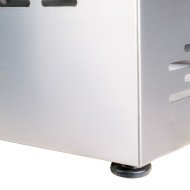 Plancha a Gas Mitad Ranurada 50 cm Cleiton | Equipamiento Industrial