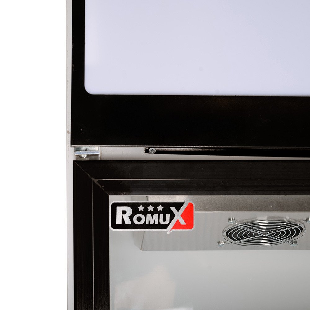 Armario expositor refrigerado 1000L 3 puertas ROMUX aire forzado