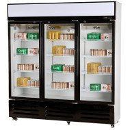 Armario expositor refrigerado 1000L 3 puertas ROMUX aire forzado