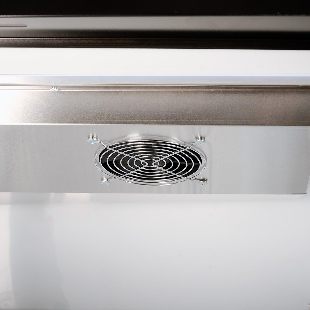 Armario expositor refrigerado 1300L 4 puertas ROMUX aire forzado