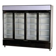 Armario expositor refrigerado 1300L 4 puertas ROMUX aire forzado