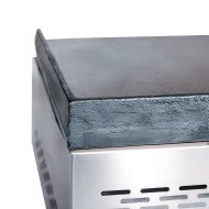 Plancha Hierro Gas 50 cm Cleiton | Equipamiento Industrial