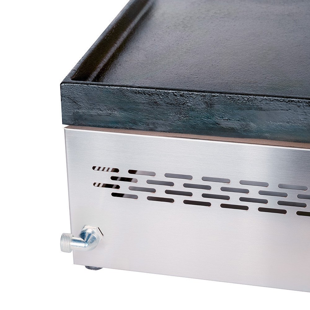 Plancha Hierro Gas 50 cm Cleiton | Equipamiento Industrial