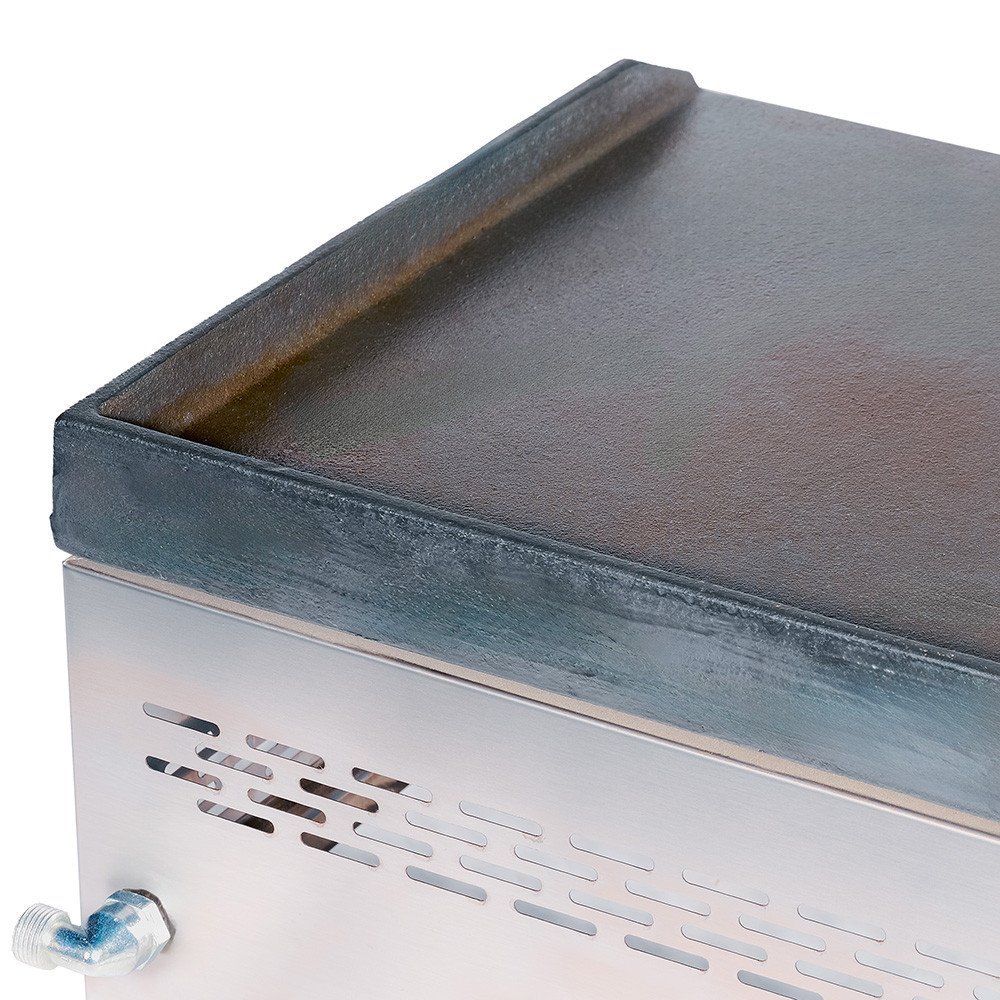 Plancha Hierro Gas 50 cm Cleiton | Equipamiento Industrial
