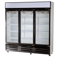 Armario expositor refrigerado 1000L 3 puertas ROMUX aire forzado
