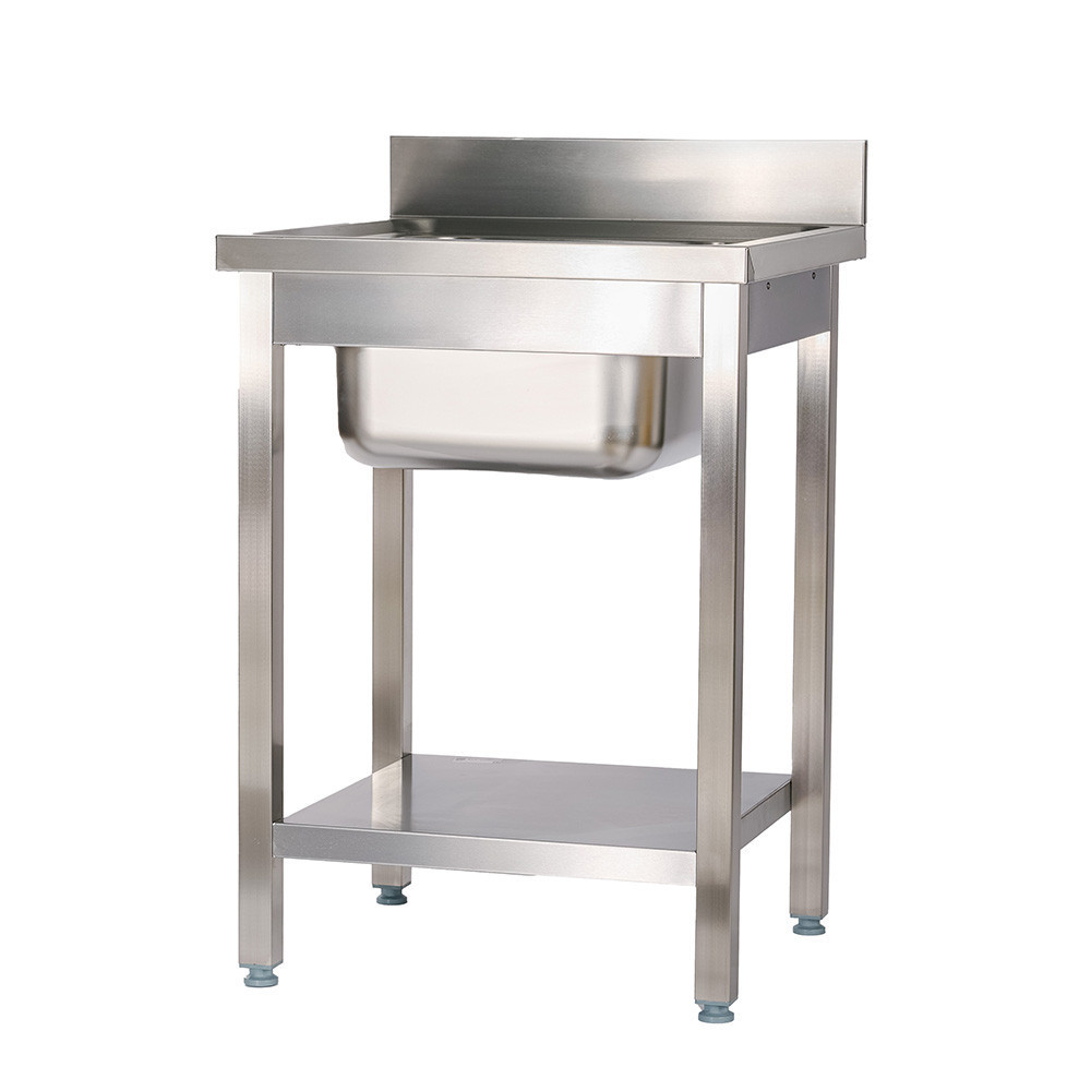 Fregadero 1 Seno 600x600 mm Desmontable Romux | Equipamiento Industrial