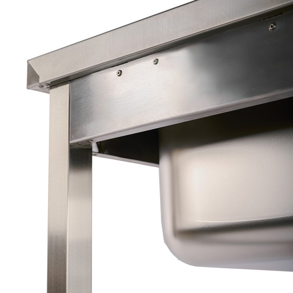 Fregadero 1 Seno 600x600 mm Desmontable Romux | Equipamiento Industrial
