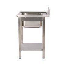 Fregadero 1 Seno 600x600 mm Desmontable Romux | Equipamiento Industrial