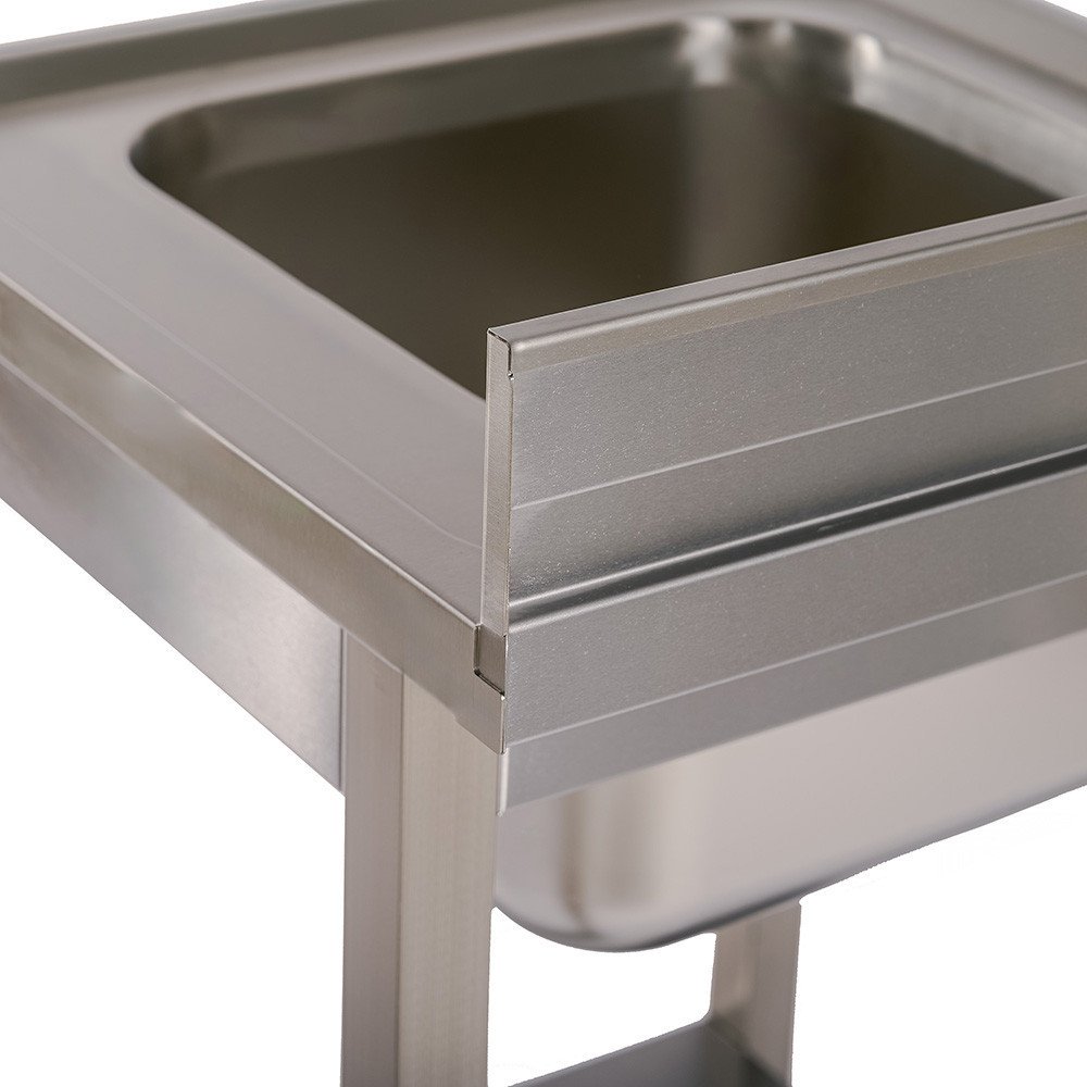 Fregadero 1 Seno Desmontable 600x700x850mm | Lavado Industrial