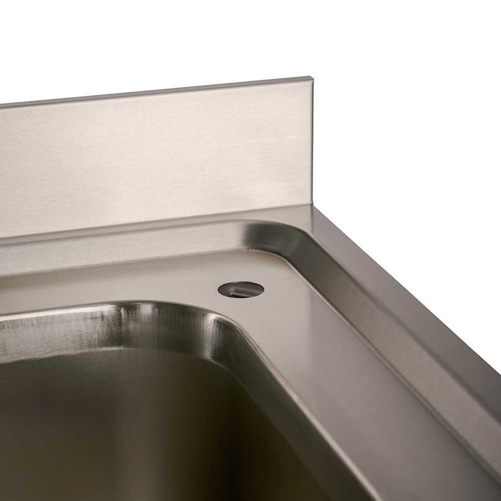 Fregadero 1 Seno 600x600 mm Cleiton | Lavado Industrial