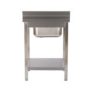 Fregadero 1 Seno 600x600 mm Cleiton | Lavado Industrial