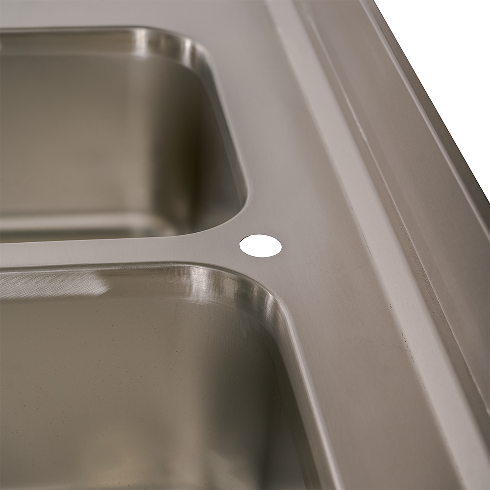 Fregadero Doble Desmontable 1400x600 Romux | Lavado Industrial