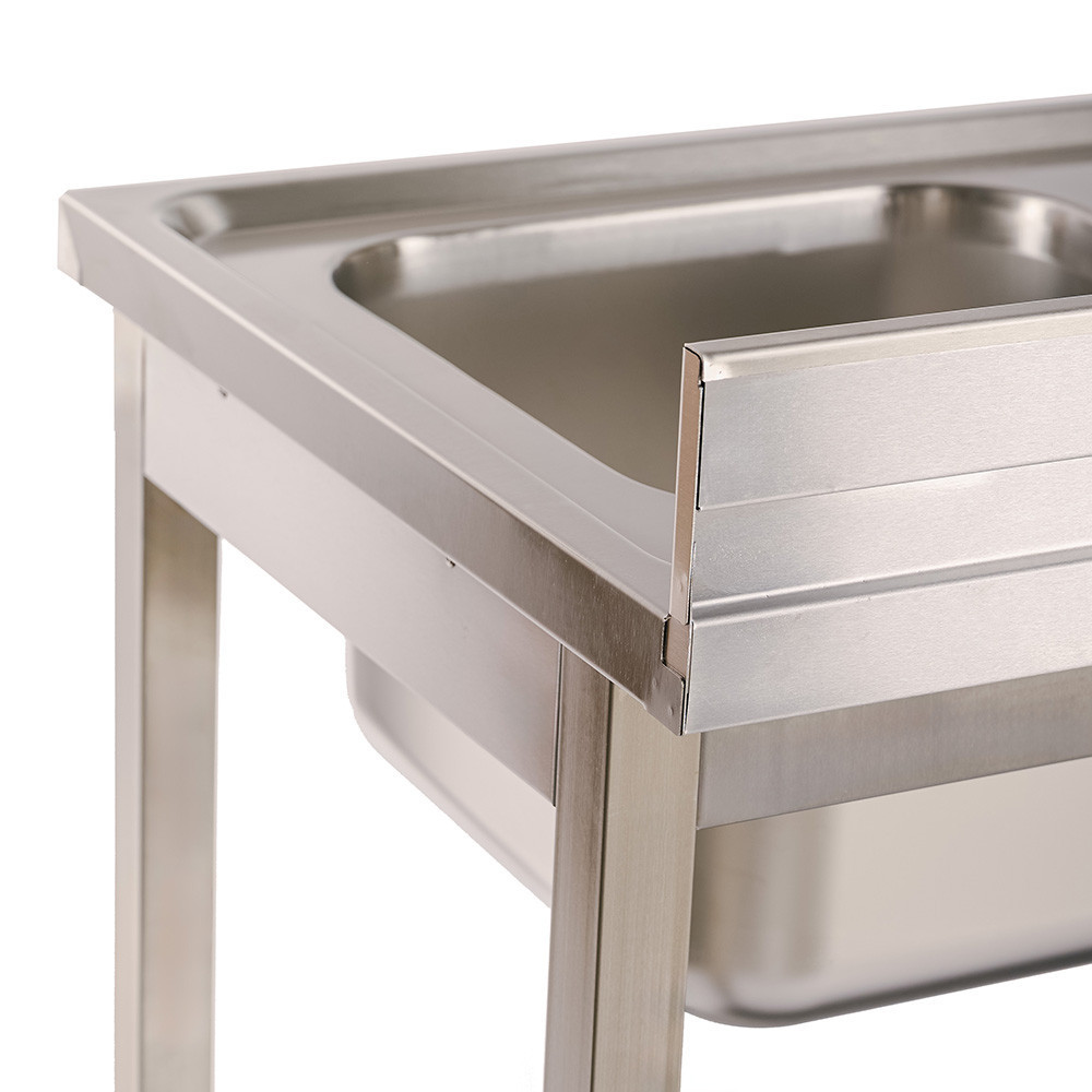 Fregadero Doble Desmontable 1600x600 mm Romux | Lavado Hostelería