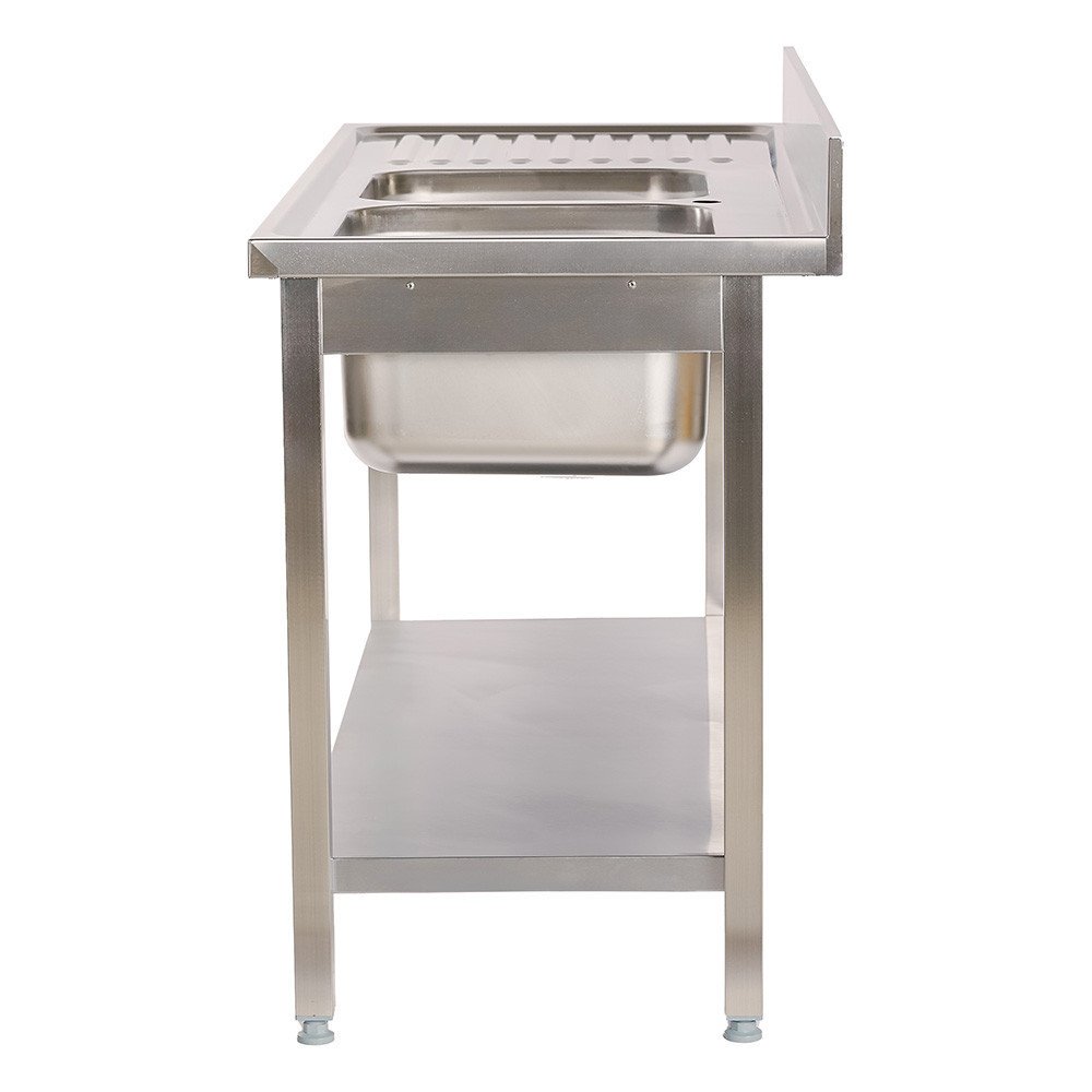 Fregadero Doble Desmontable 1600x600 mm Romux | Lavado Hostelería