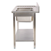 Fregadero 2 Senos 1400x700 mm Romux | Equipamiento Industrial