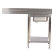 Fregadero 1 Seno 1200x700mm Romux | Equipamiento Industrial