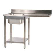 Fregadero 1 Seno 1200x700mm Cleiton | Equipamiento Industrial