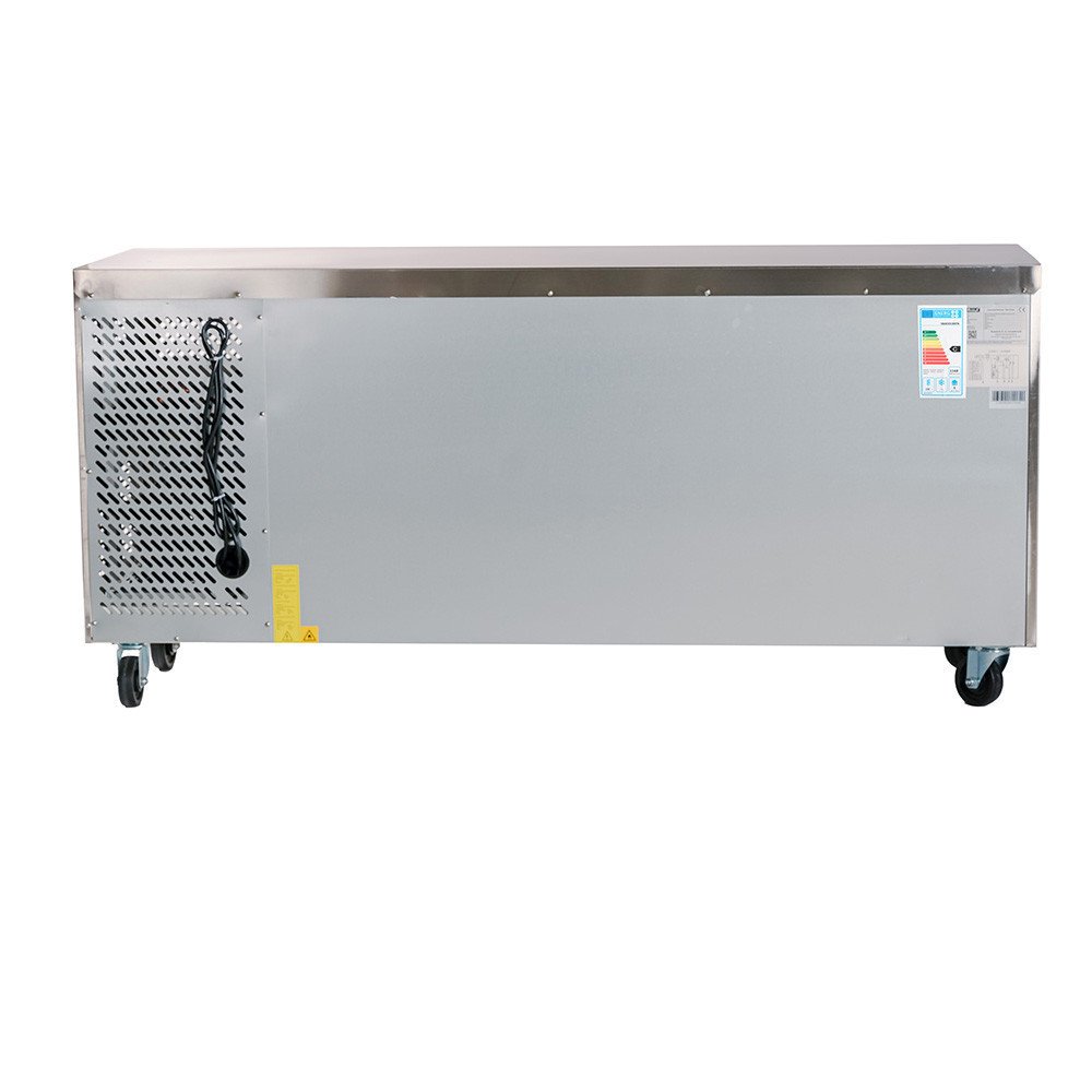 Bajo Mostrador de Congelación 3 Puertas 180x60 Ventilado Romux