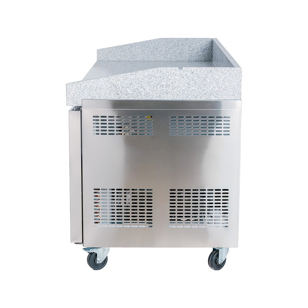 Mesa Pizzera Refrigerada 200cm 3 Puertas Mármol | Gastroten