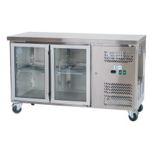Bajo Mostrador Refrigerado 2 Puertas 136x60 | Equipamiento Industrial