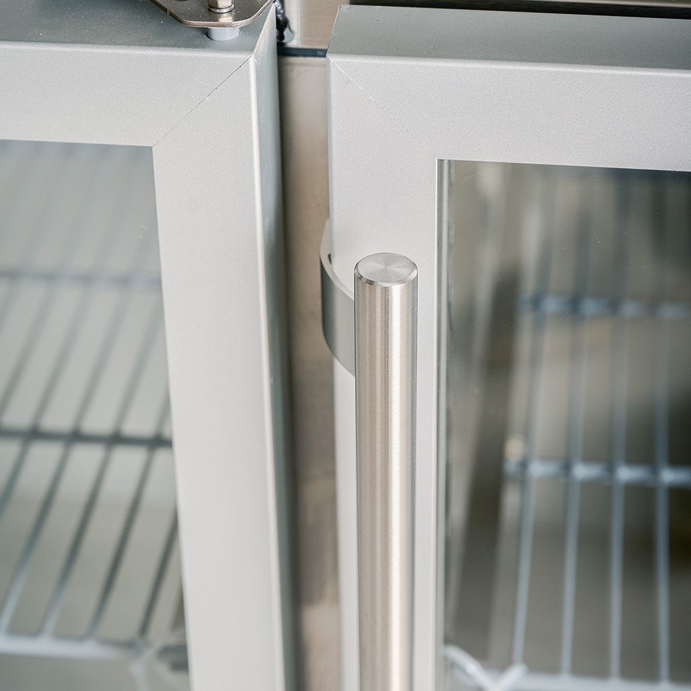 Bajo Mostrador Refrigerado 3 Puertas Cristal 180x60 Ventilado Cleiton