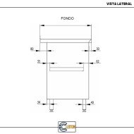 Mesa Mural Desmontable 1000x700x850 mm | Equipamiento Industrial