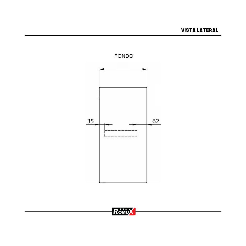 Armario de Pared Desmontable 1000x400x600mm | Romux