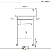 Fregadero Desmontable 1000x700mm Cleiton | Lavado Industrial