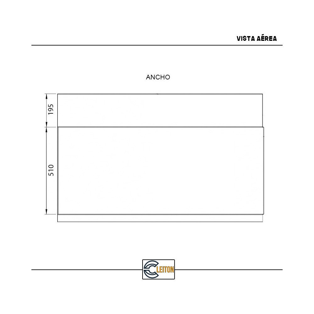 Mesa de Salida Derecha 1000x750x880 mm Cleiton | Equipamiento Industrial