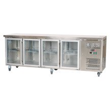 Bajo Mostrador Refrigerado 4 Puertas Cristal 225x60 Ventilado ROMUX