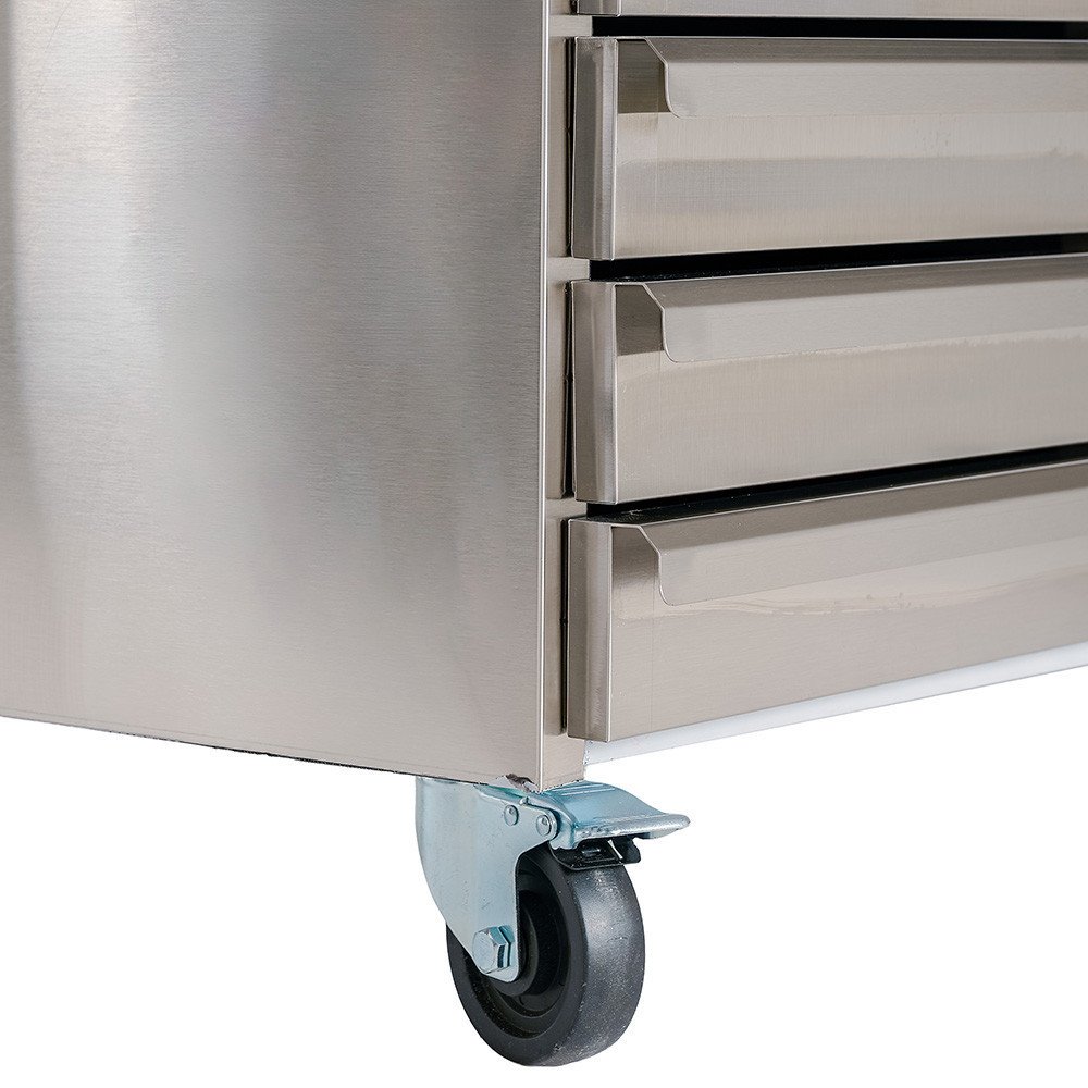 Mesa Pizzera Refrigerada 150cm 1 Puerta 7 Cajones | Romux