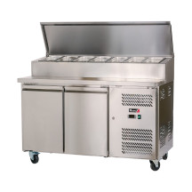 Mesa Ensaladera Refrigerada 136cm 2 Puertas | Gastroten