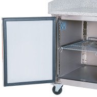 Mesa Pizzera 140 cm 3 puertas ROMUX | Encimera de Granito