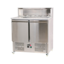 Mesa de Preparación Fría 90 cm 5 Cubetas GN 1/6 | Romux