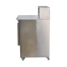 Mesa de Preparación Fría 90 cm 5 Cubetas GN 1/6 | Romux