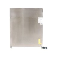 Mesa preparación fría 90 cm 2 puertas encimera mármol cúpula acero ROMUX