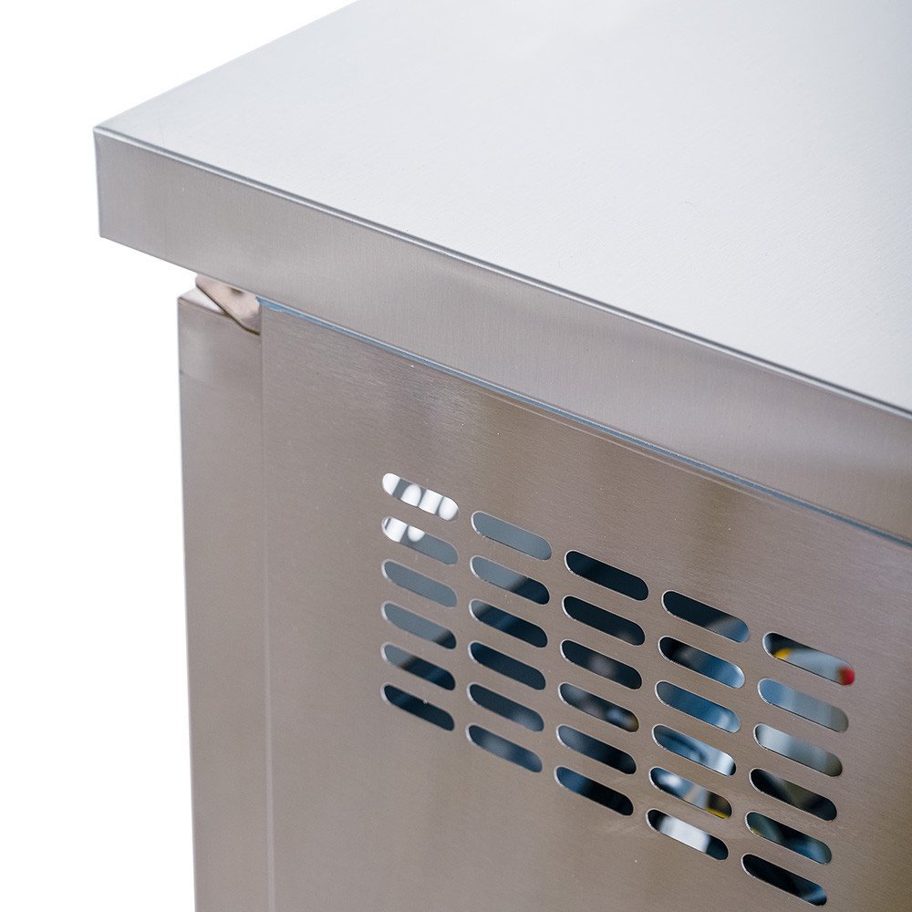 Bajo Mostrador Refrigerado 4 Puertas Cristal 225x60 Ventilado CLEITON