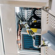 Bajo Mostrador Refrigerado 4 Puertas Cristal 225x60 Ventilado CLEITON
