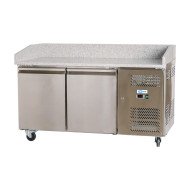 Mesa Pizzera Refrigerada 150 cm 2 Puertas Cleiton | Equipamiento Hostelería