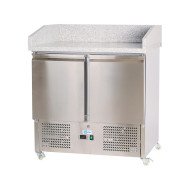 Mesa Pizzera Refrigerada 90 cm 2 Puertas | Gastroten