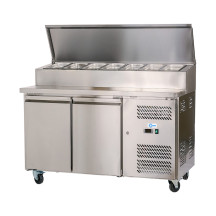 Mesa Ensaladera Refrigerada 136 cm 2 Puertas | Gastroten