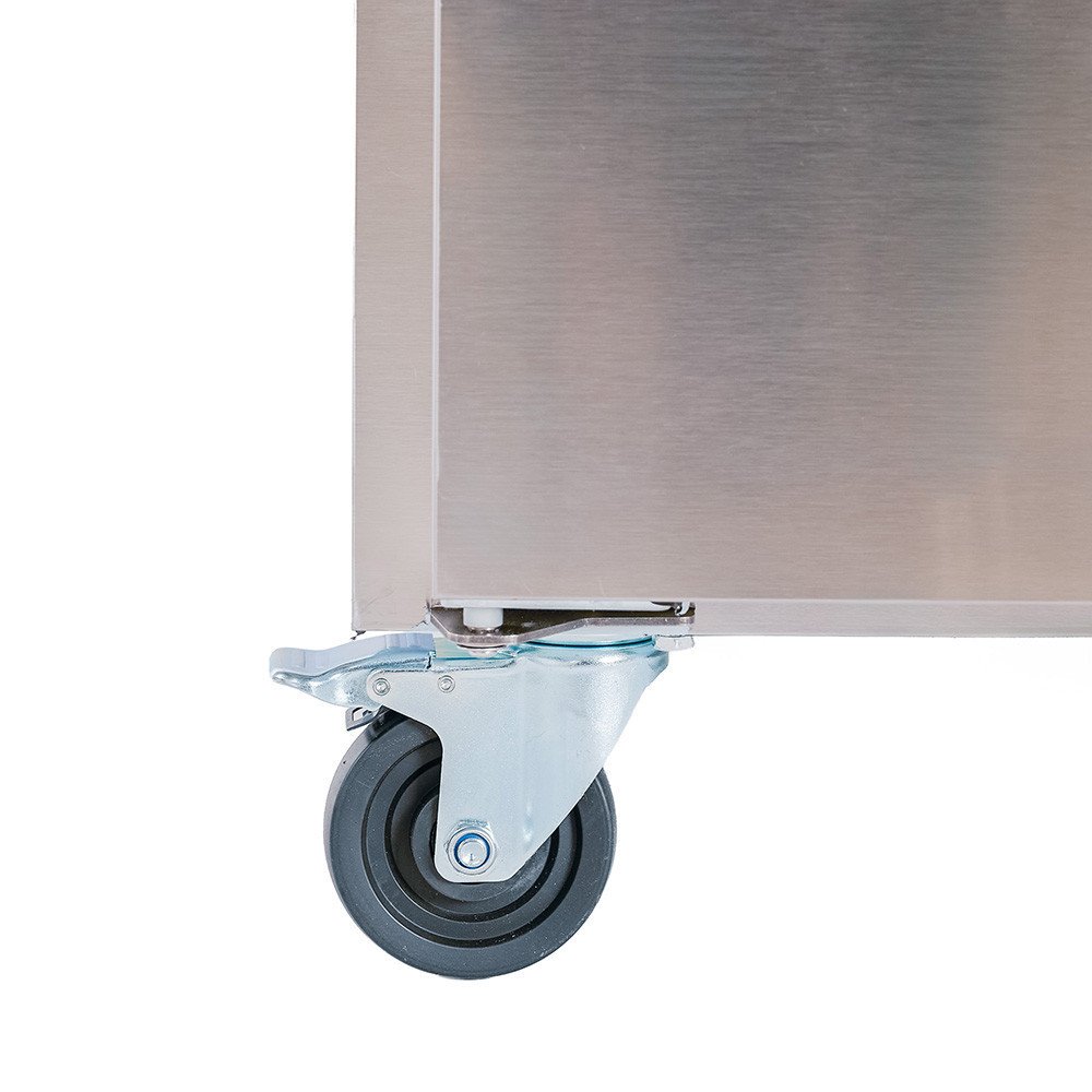 Mesa Ensaladera Refrigerada 180 cm 3 Puertas 10 Cubetas GN 1/3 Cleiton